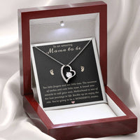 Load image into Gallery viewer, To an Amazing Mama to Be - Gift for Mom Heart Necklace
