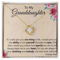 Load image into Gallery viewer, Love Knot Necklace To My Granddaughter - If I Could Give You One Thing
