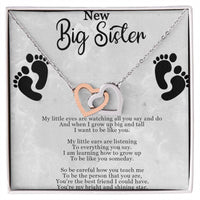 Load image into Gallery viewer, Interlocking Hearts Necklace For New Big Sister
