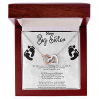 Load image into Gallery viewer, Interlocking Hearts Necklace For New Big Sister
