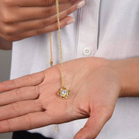 Load image into Gallery viewer, Love Knot Necklace Soulmate - White or Yellow Gold
