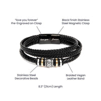 Load image into Gallery viewer, Love You Forever Bracelet Gifts for Dad
