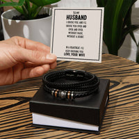 Load image into Gallery viewer, Love You Forever Bracelet To My Husband
