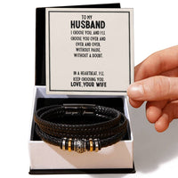 Load image into Gallery viewer, Love You Forever Bracelet To My Husband

