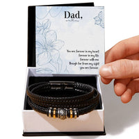 Load image into Gallery viewer, Love You Forever Bracelet Gifts for Dad
