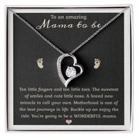 Load image into Gallery viewer, To an Amazing Mama to Be - Gift for Mom Heart Necklace
