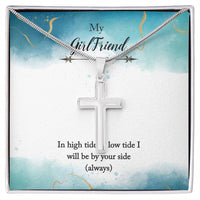 Load image into Gallery viewer, Stainless Cross Necklace For Girlfriend - Always By Your Side
