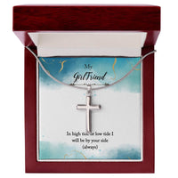 Load image into Gallery viewer, Stainless Cross Necklace For Girlfriend - Always By Your Side
