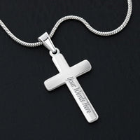 Load image into Gallery viewer, To My Father in Law Cross Necklace from Son In Law
