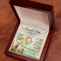 Load image into Gallery viewer, To My Precious Wife Heart Necklace
