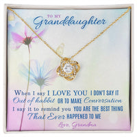 Load image into Gallery viewer, To My Granddaughter Necklace, Love from Grandma

