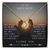 Load image into Gallery viewer, To My Soulmate - You Stole My Heart - yellow or white gold
