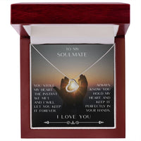 Load image into Gallery viewer, To My Soulmate - You Stole My Heart - yellow or white gold
