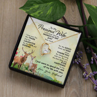 Load image into Gallery viewer, To My Precious Wife Heart Necklace
