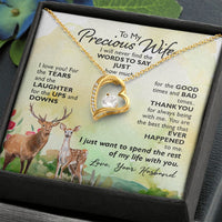 Load image into Gallery viewer, To My Precious Wife Heart Necklace
