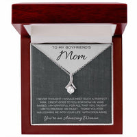 Load image into Gallery viewer, To My Boyfriend&#39;s Mom Necklace with Message Card
