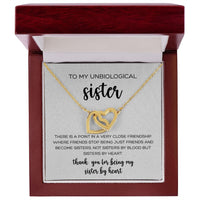 Load image into Gallery viewer, Unbiological Sister Necklace - Gift for Soul Sister Friendship Jewelry

