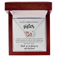 Load image into Gallery viewer, Unbiological Sister Necklace - Gift for Soul Sister Friendship Jewelry
